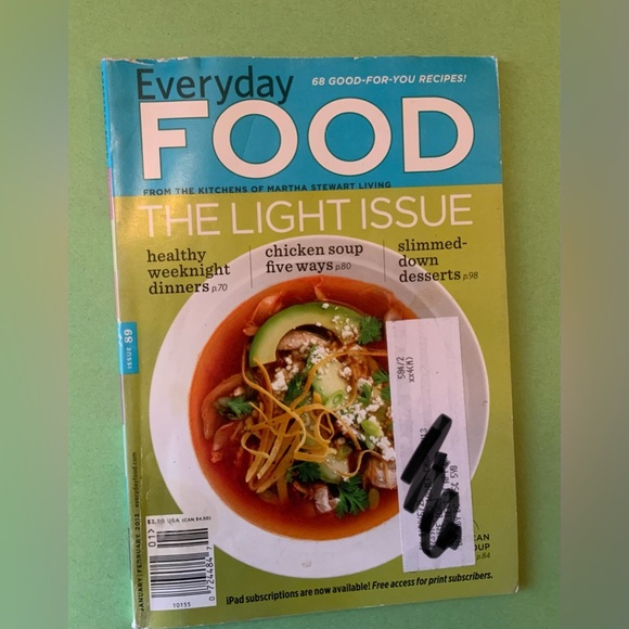 Martha Stewart Everyday Food Magazine with Blue and Red Cover - Picture 7 of 10